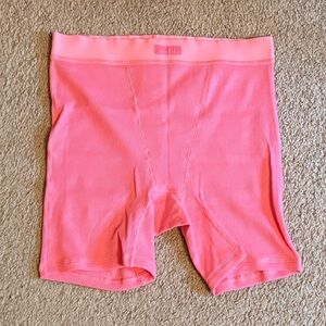 Skims Sugar Pink Boxer Shorts